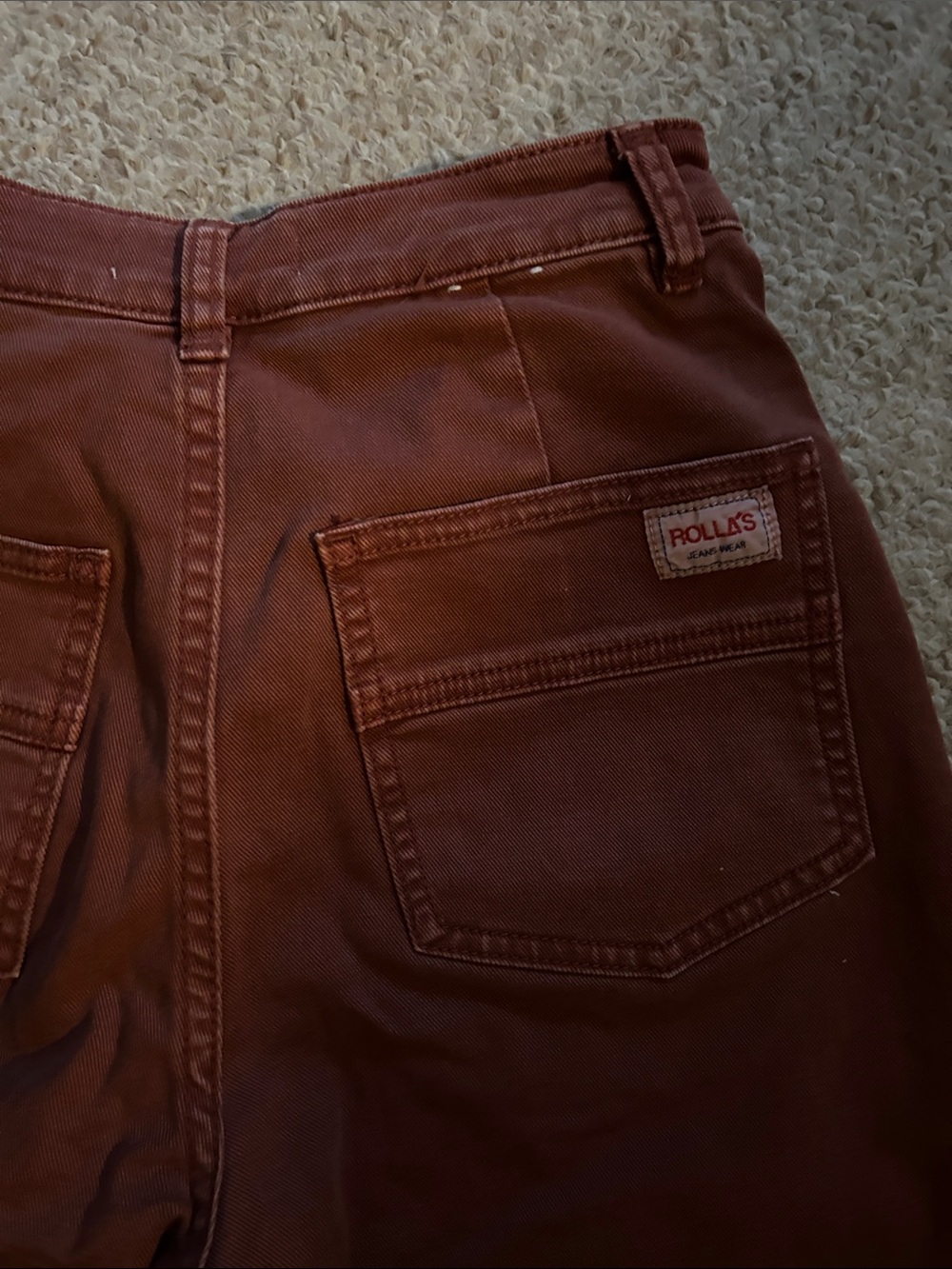 ROLLA'S Rust Brown Utility Pants - Picture 5 of 5